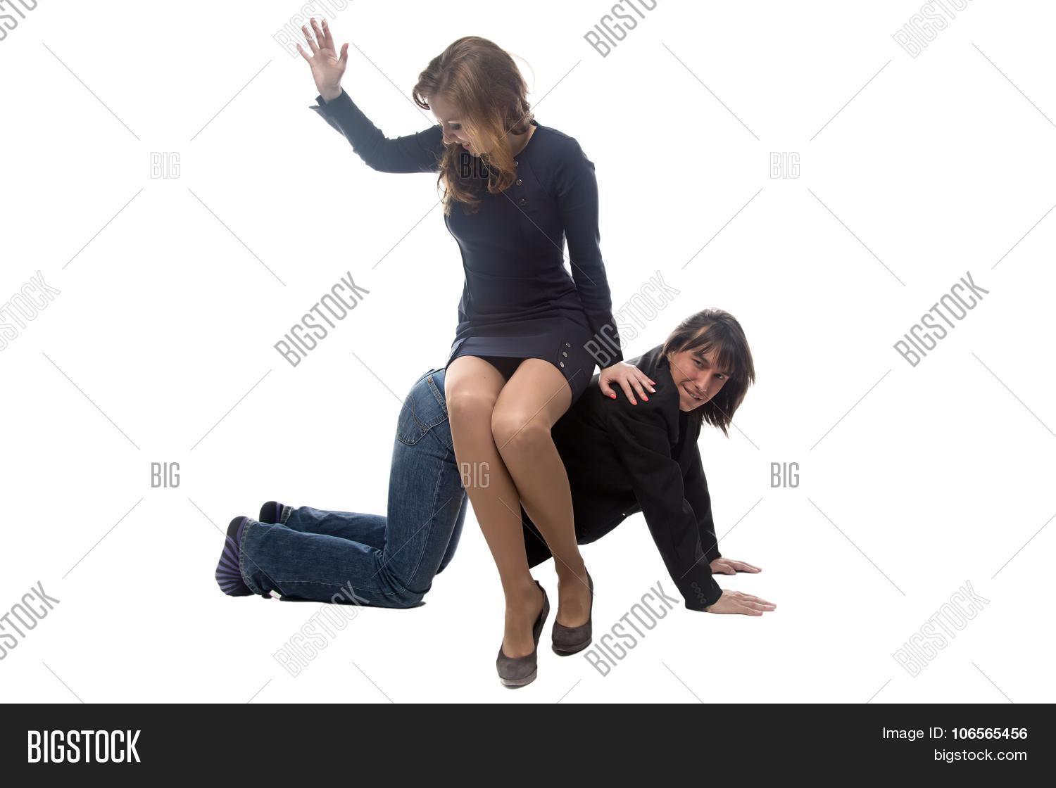 comeng ameng add Women Sit On Men Face photo