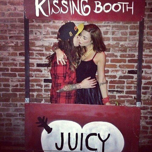 ash ku add Lesbian Kissing Booth photo