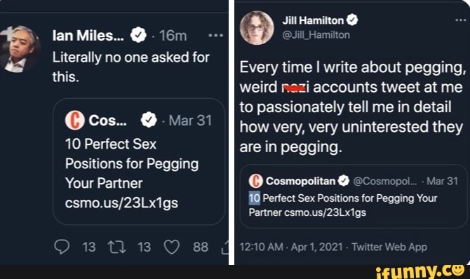 bob oberly add Tinder Pegging photo