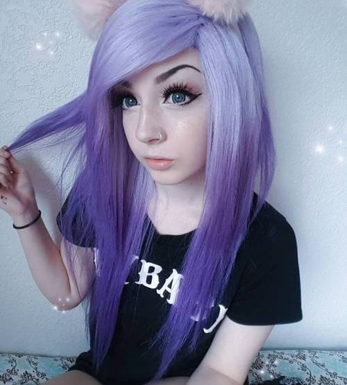 clarissa farwell add Purple Hair Emo photo