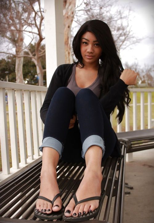 brenda jay add Asian Girlfriend Footjob photo