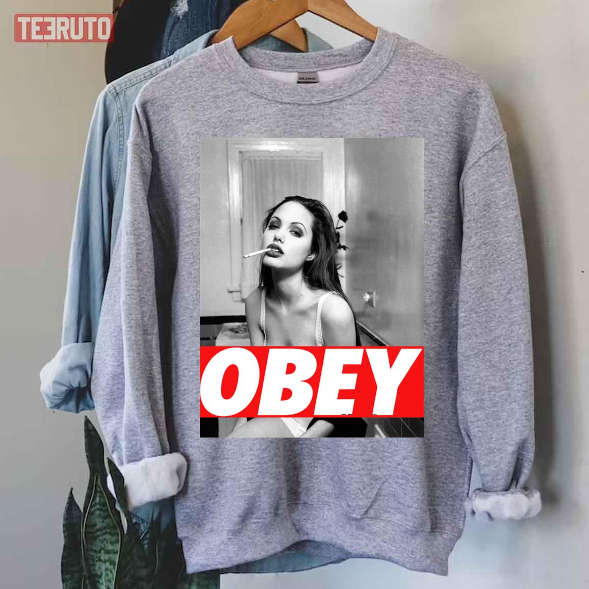 donald watt add Obey Angelina photo