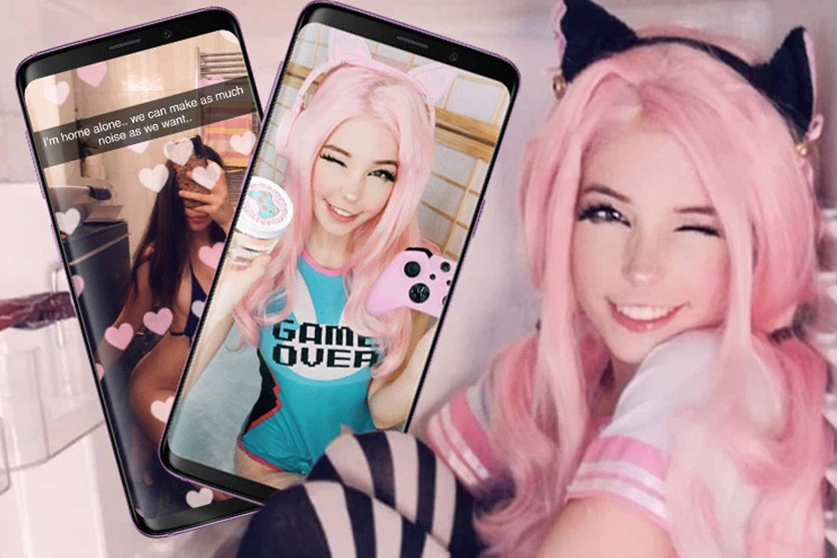 charles jameson add Belle Delphine Shower photo