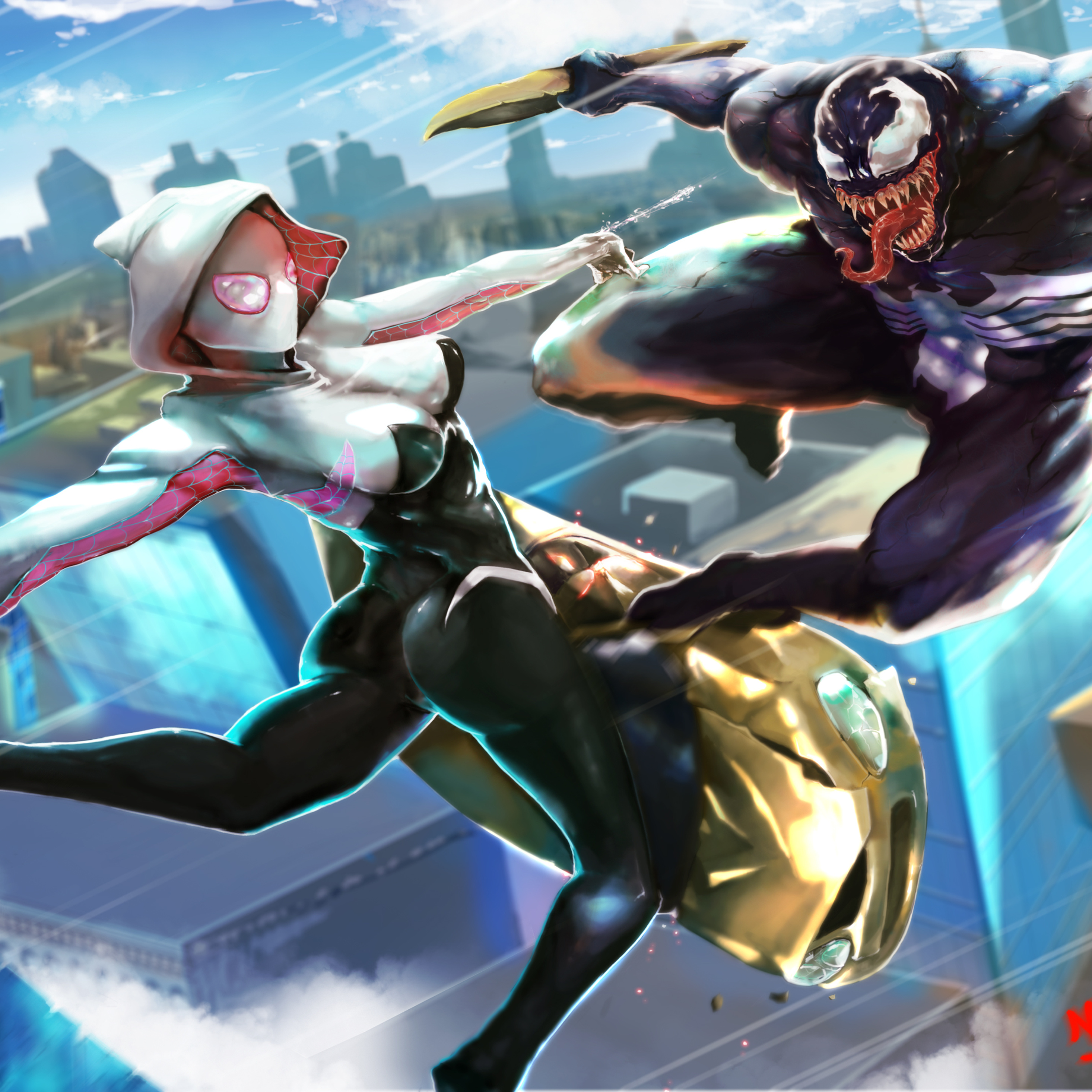 diane hibbard add Spider Gwen X Venom photo