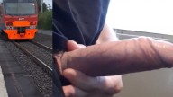 French Guy Jerking Off In Train 2388