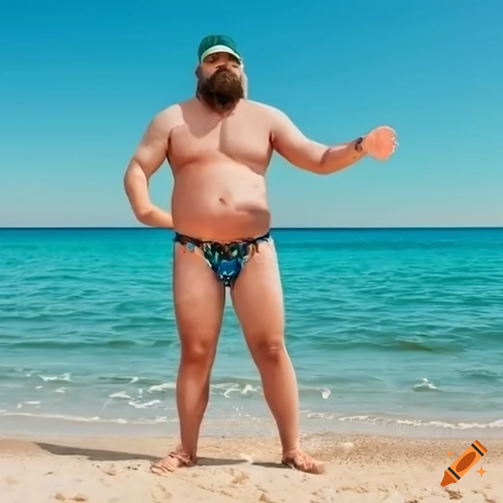 Hairy Guys On The Beach 14886