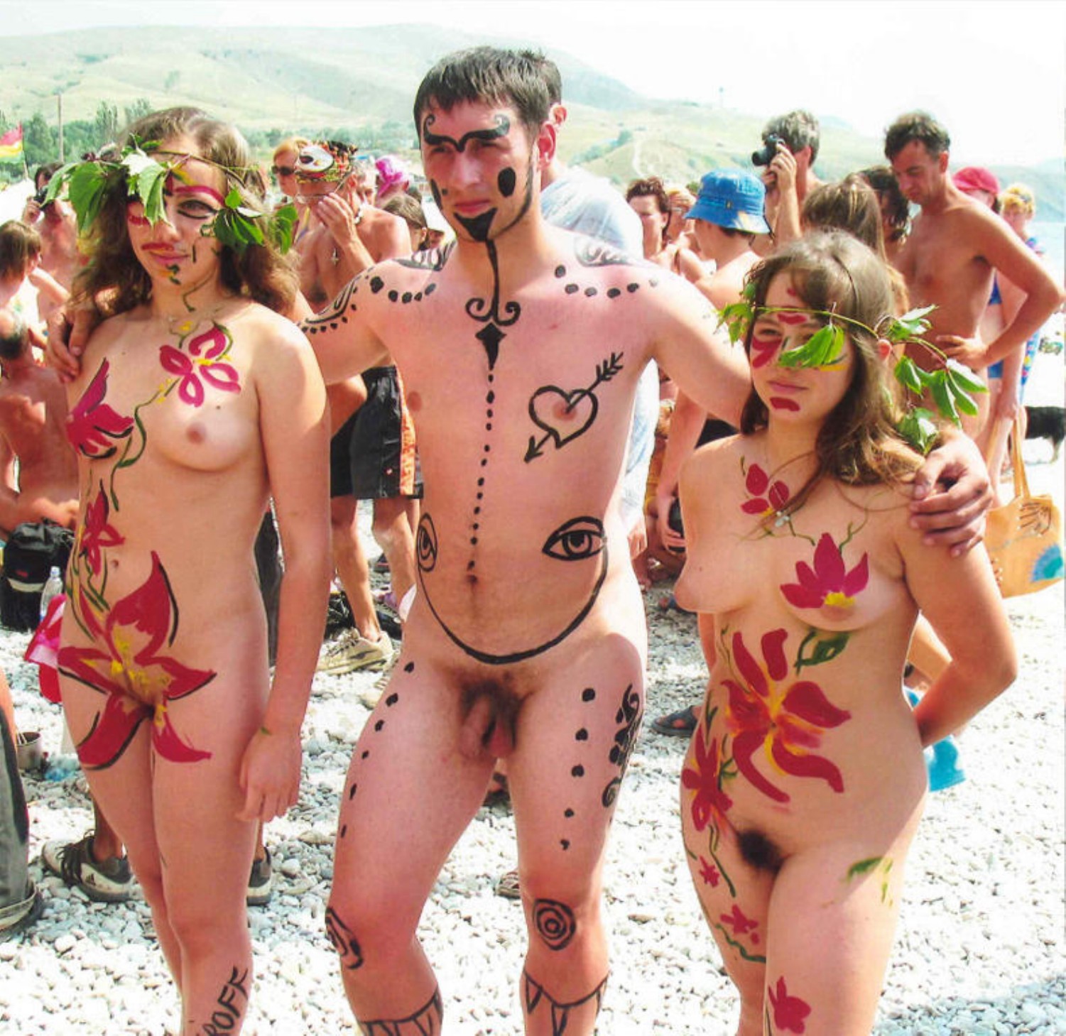 amy rosales add Nude Body Paint Beach photo