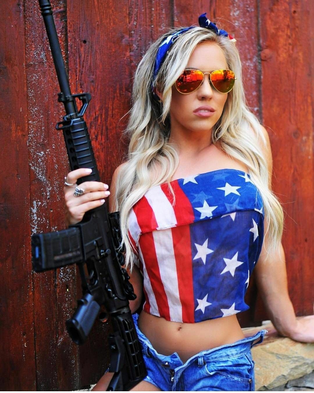 carole marlowe add Naked Chicks And Guns photo