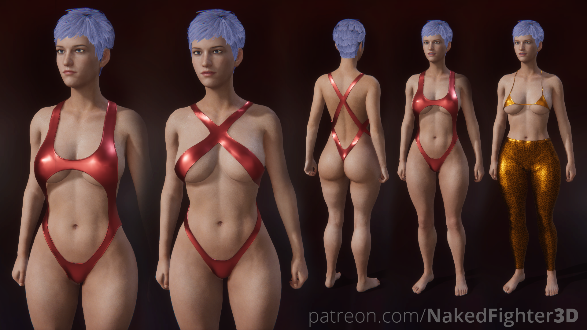 adam geoffory add 3d Naked Game photo