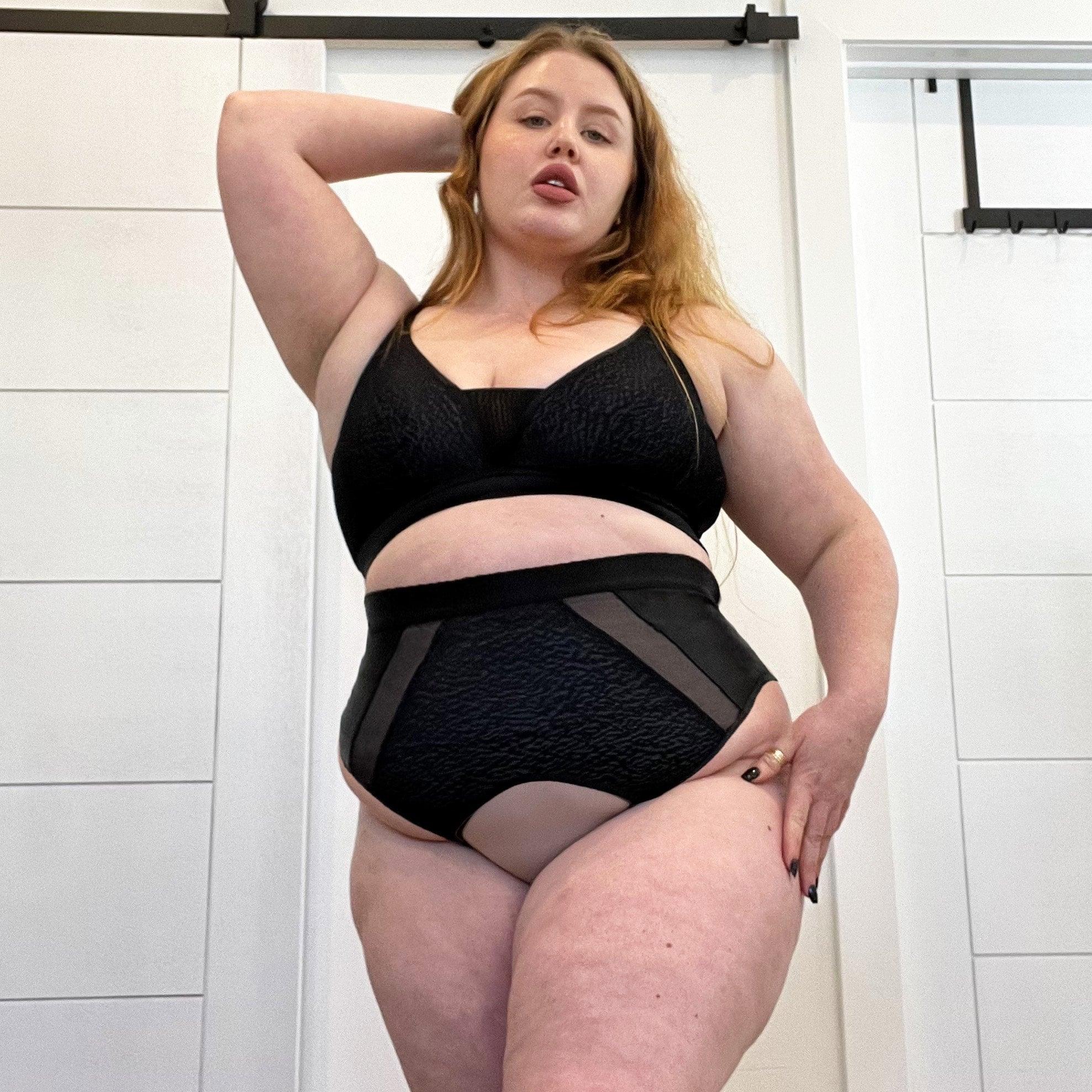 deslyn francis add Crotchless Pants Public photo