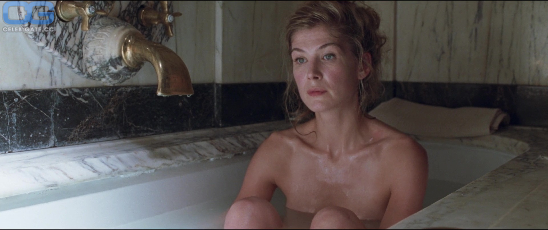 ari suhari add Rosamund Pike Toppless photo