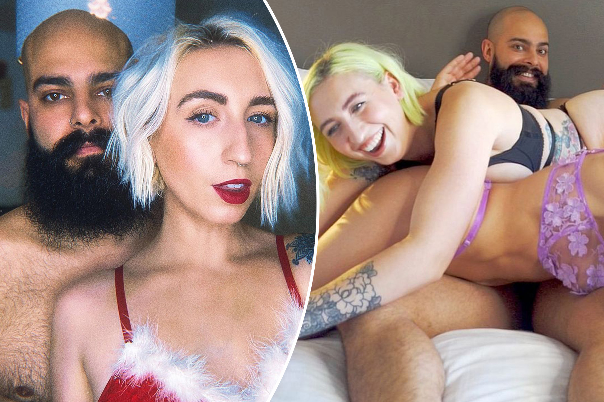 Real Couple Threesome 8636