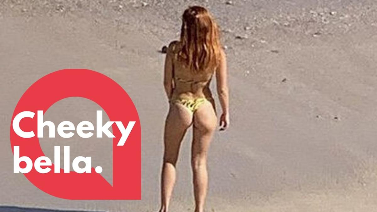 cristian ion add Bella Thorne Thong photo