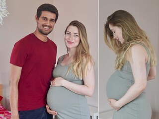 aniket thorat add Pregnant Wife Shared photo