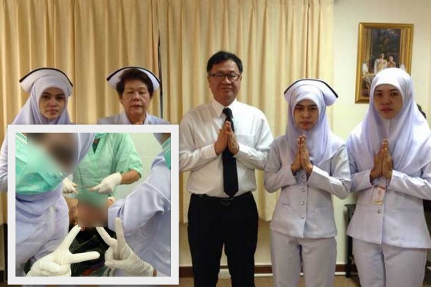 david gaddes add Nurses Flashing photo