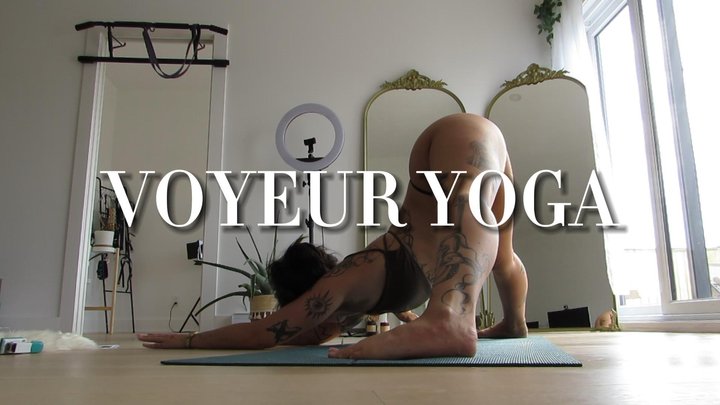 alfred cloutier add Yoga Voyeur photo