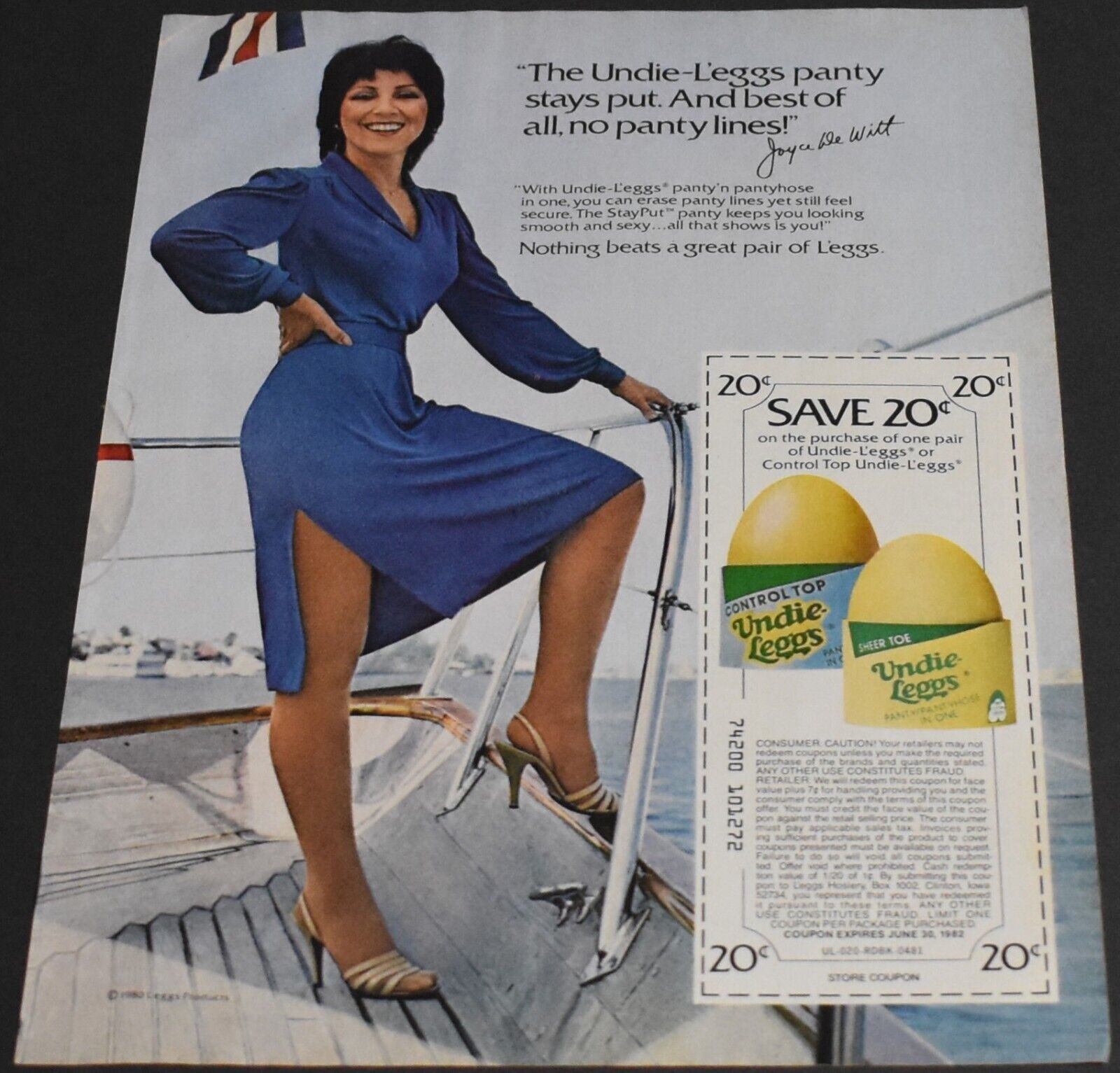brook lyons add Joyce Dewitt Legs photo
