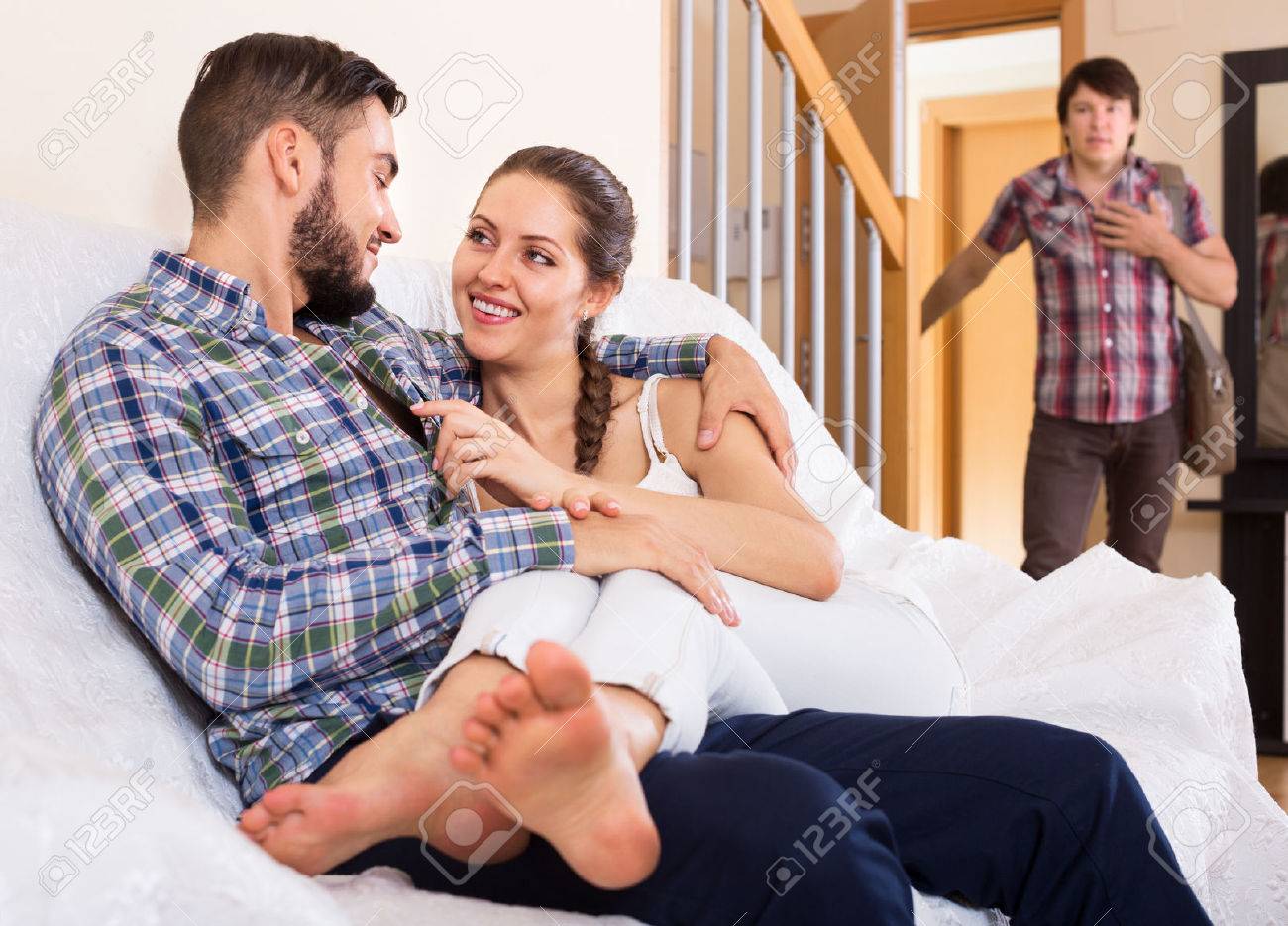 Wife Watches Husband With Another Guy 9560