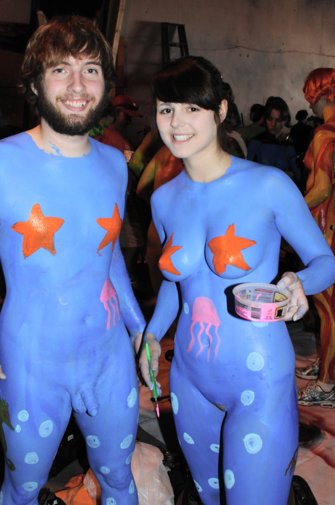 angela loper add Nude Body Paint Beach photo