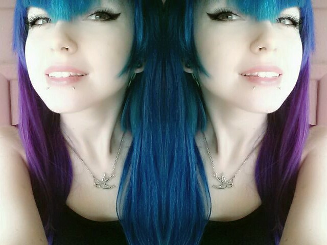 abraham carrillo add Purple Hair Emo photo