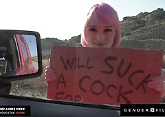 ana kerr add Hitchhiker Sucks Cock photo