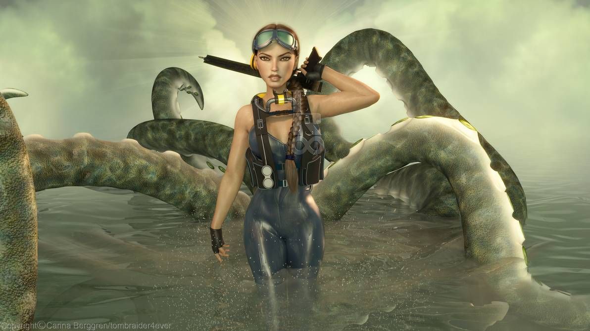 dongli zhang add Lara Croft And Monsters photo
