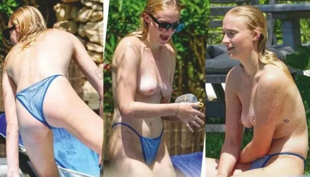 deejay hans add Sophie Turner Boobs photo