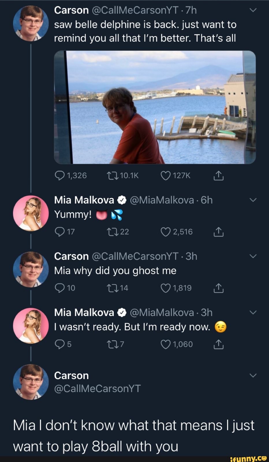 chuck grigsby add Belle Delphine Mia Malkova photo
