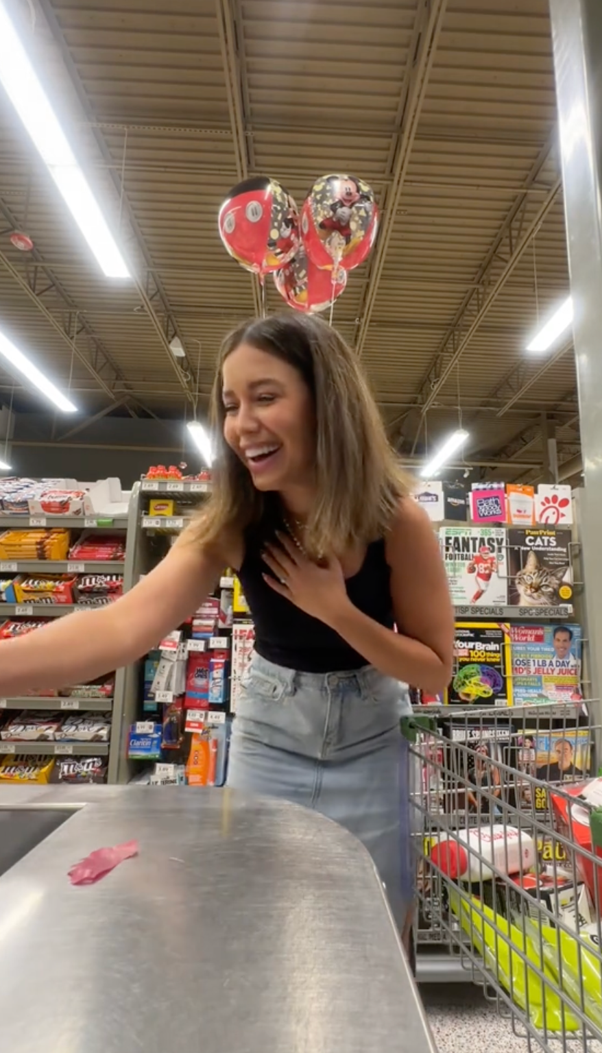 barney calhoun ridgerunner add Flashing In Grocery Store photo