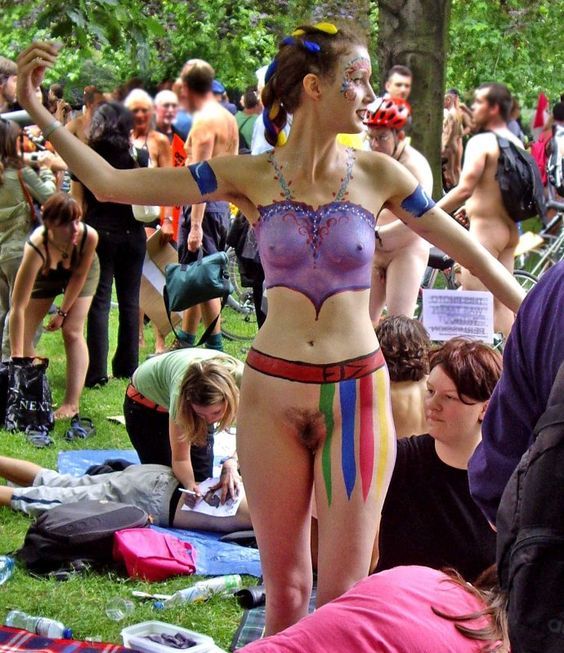 adam mccurry add Nude Body Paint Beach photo