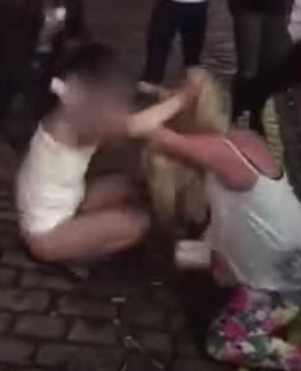alexandra paladino add Naked Street Fight photo