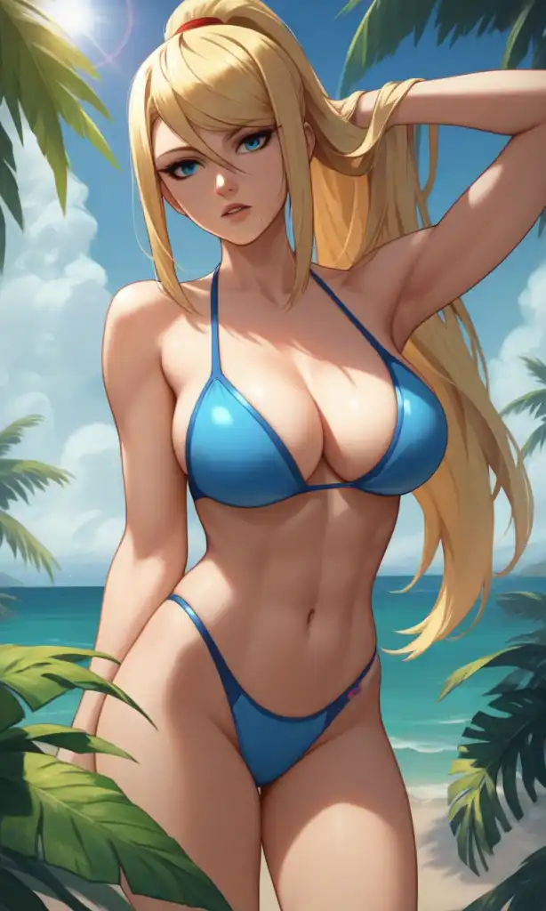 arief eko add Samus Aran Bikini photo