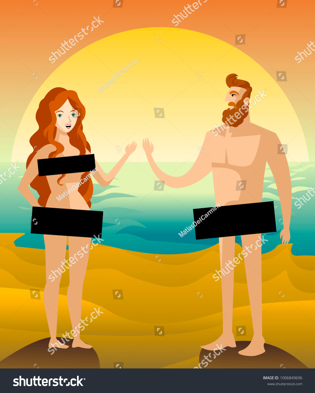 Nude Beach Couples 4847