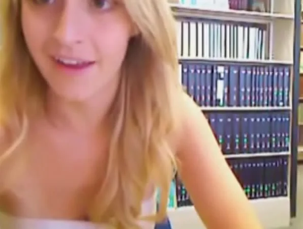 amalia villena add Masturbating In The Library photo