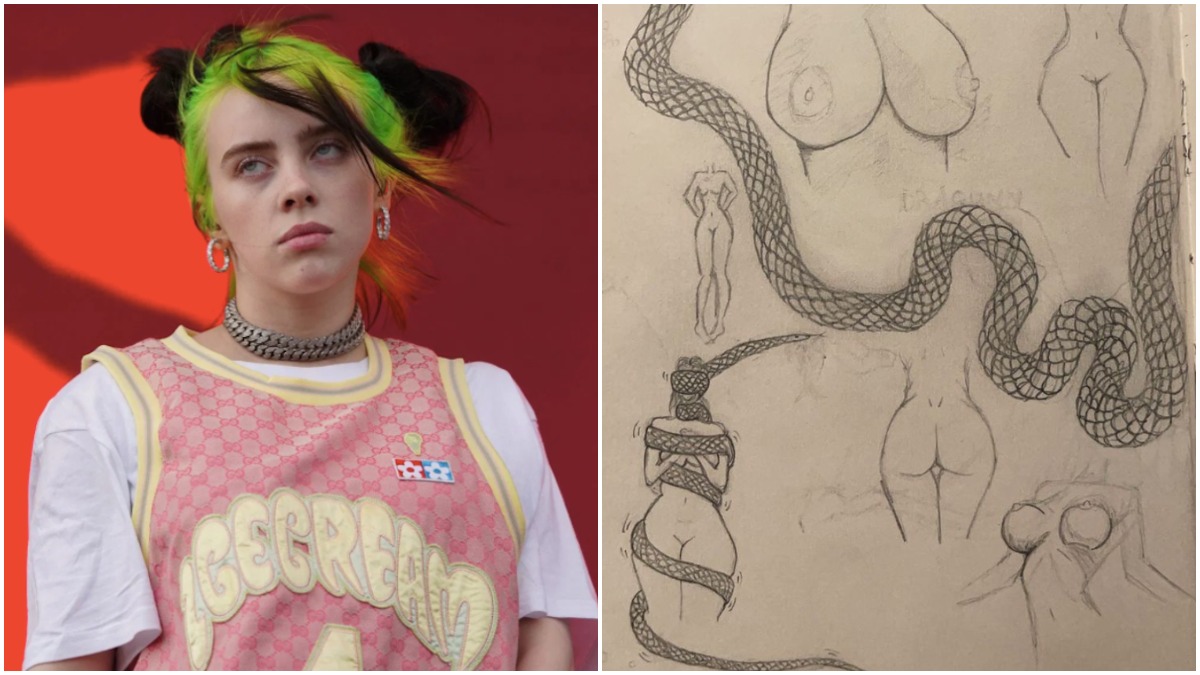 Billie Eilish Tits Nude 14364