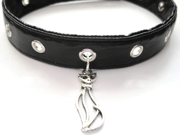 alina jenkins add Goth Cat Collar photo