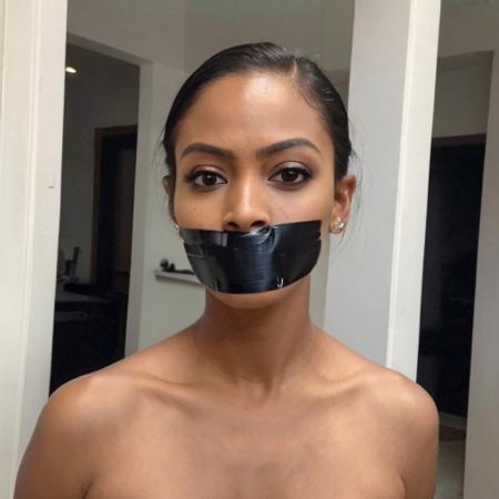 ayanda goba add Tape Gagged Bdsm photo