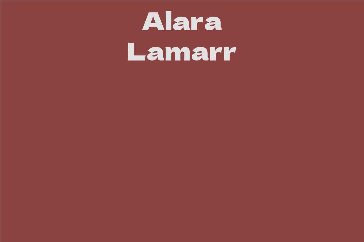 david hessler add Alara Lamar photo