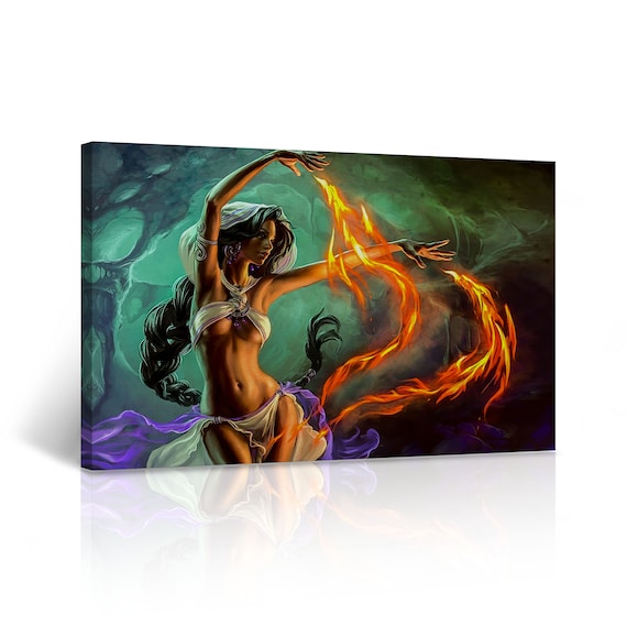 Fire Woman Naked 19603