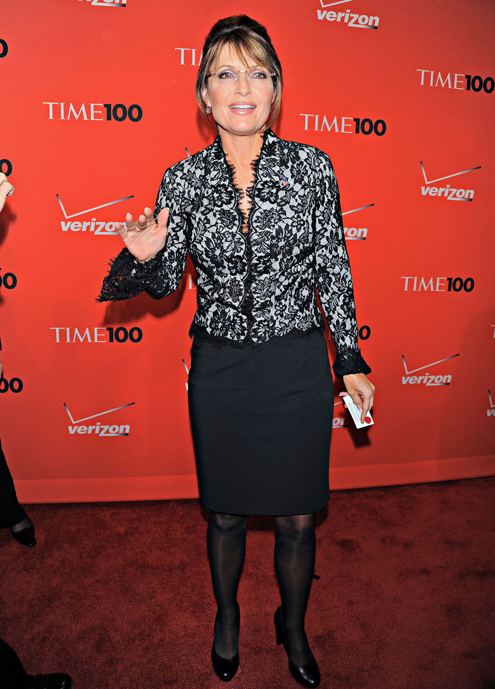 chris flowers add Pantyhose Sarah Palin photo