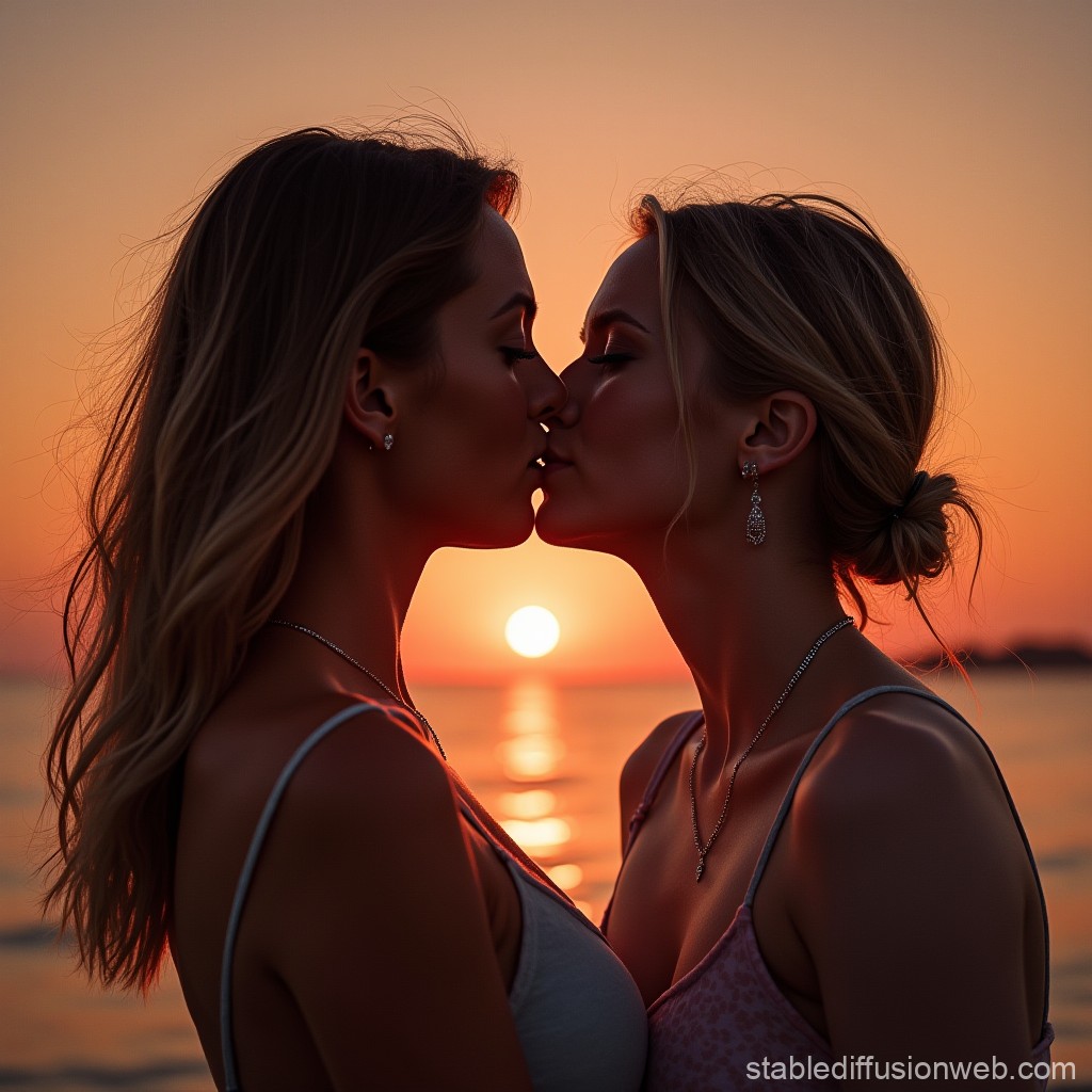 alex de la cerna add Hot Blonde Lesbians Kissing photo