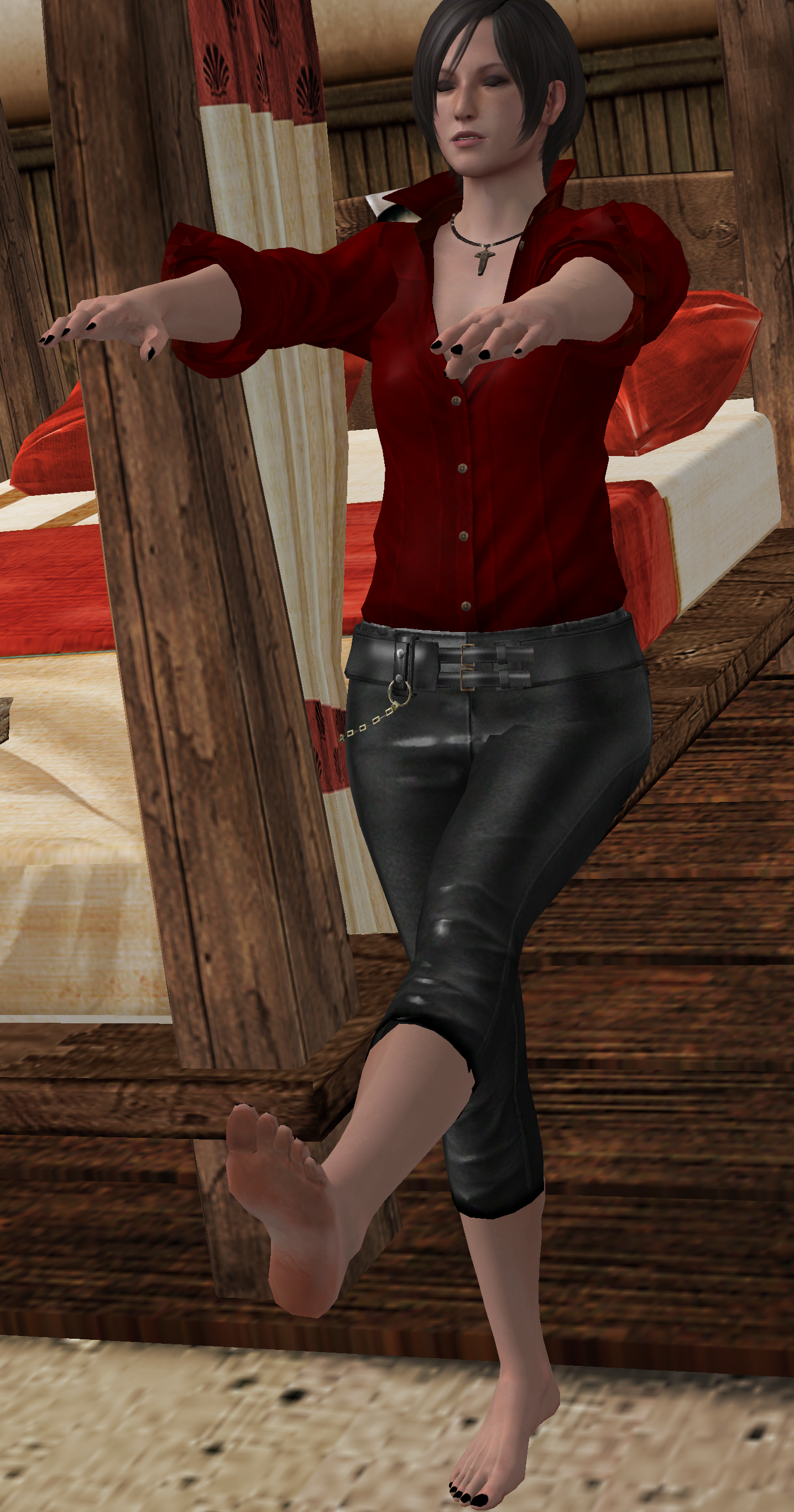 champ walker add Ada Wong Feet photo