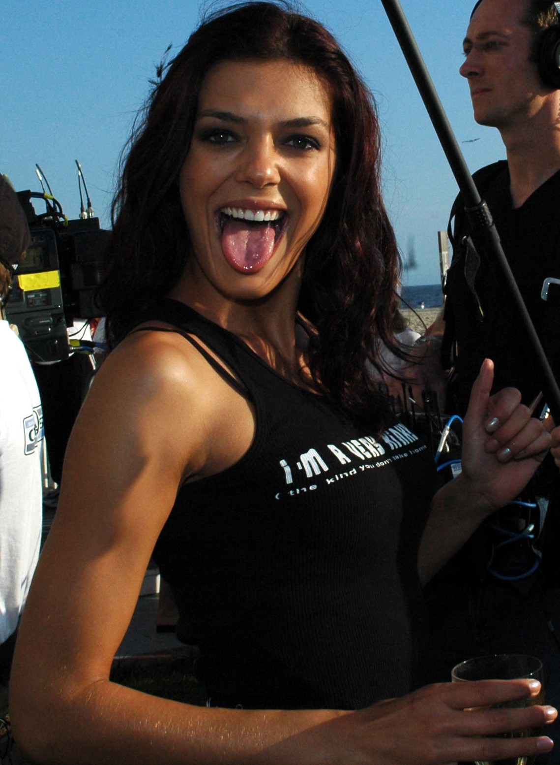 brandon cihak add Adrianne Curry Height photo