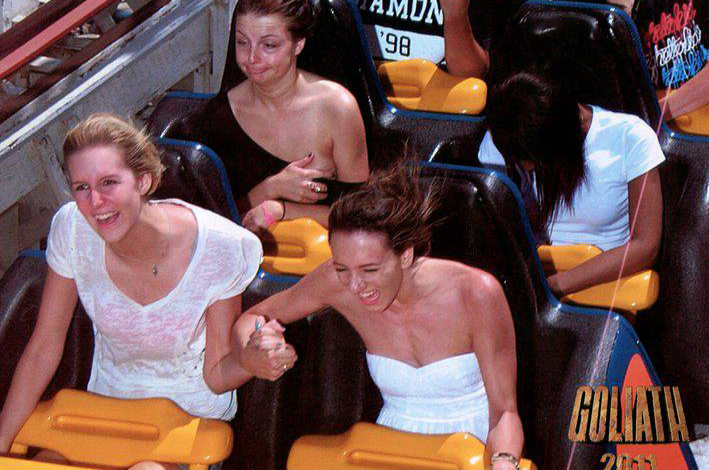 amanda witten add Rollercoaster Nipple Slip photo