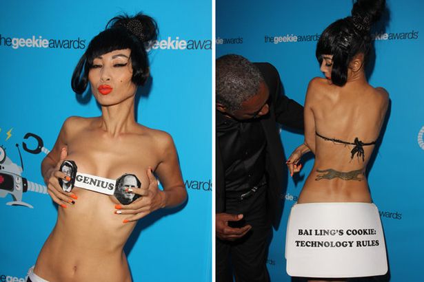 cadion add Bai Ling Nipples photo