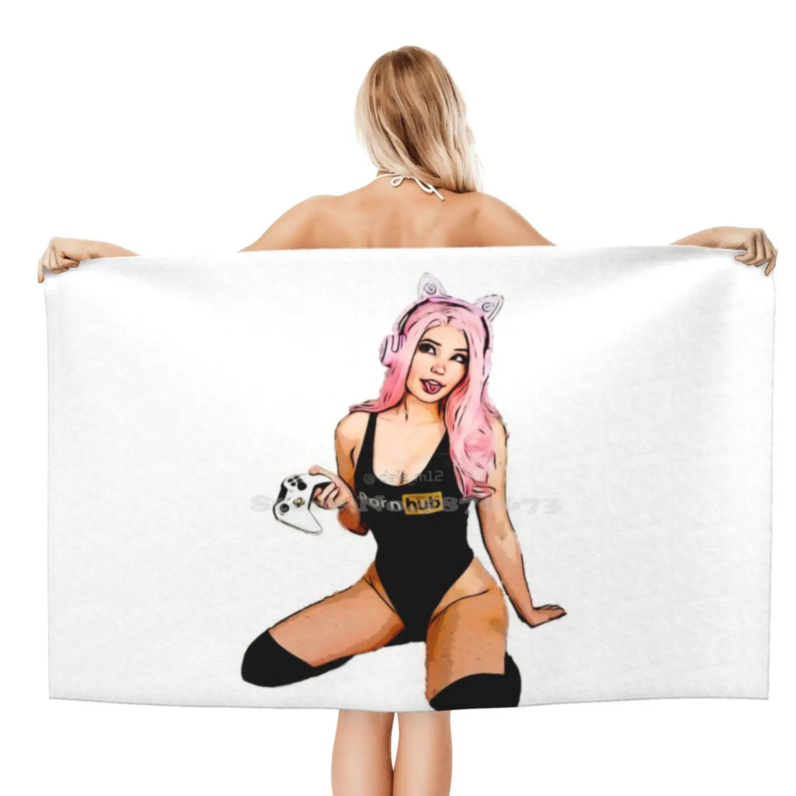 brenda hare add Belle Delphine Shower photo
