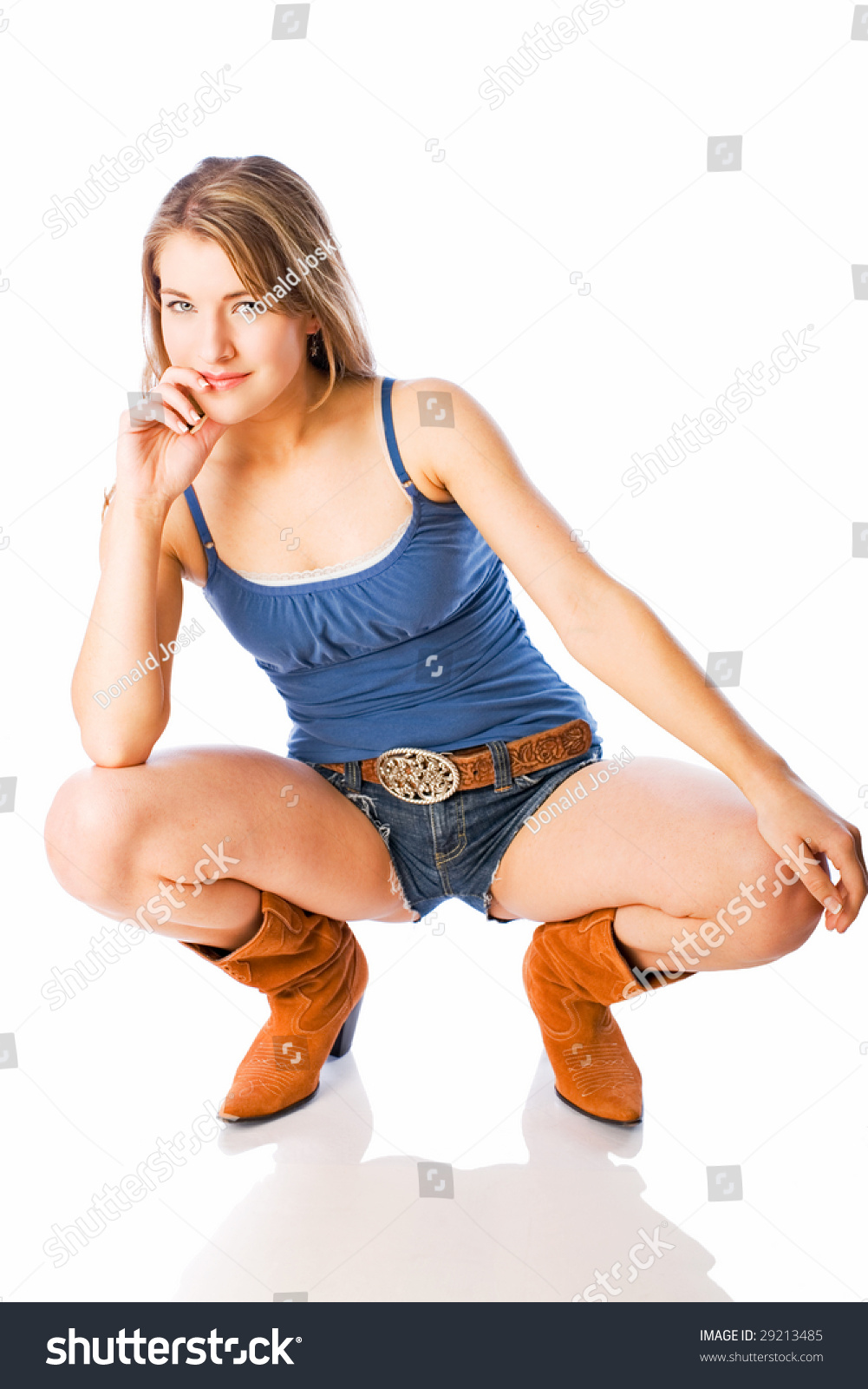 damian rolfe add Blonde Daisy Dukes photo