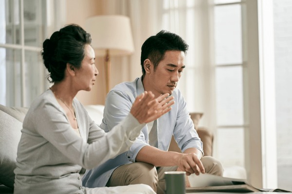 angela jez add Bokeh Japanese Mom And Son photo