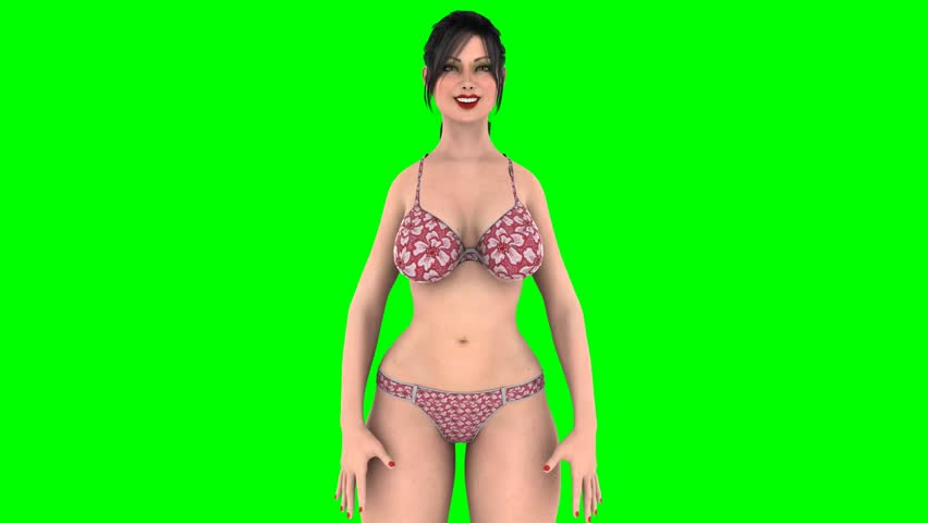 Bouncing Tits In Bikini 7439