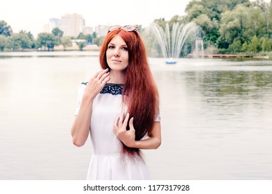 angel alexandra add Busty Redhead Naked photo